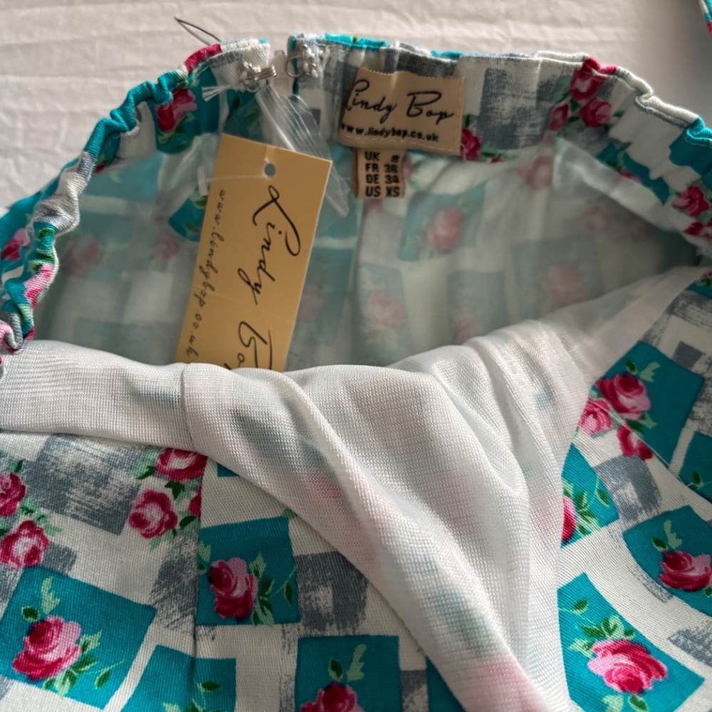 NWT! Lindy Bop Myrtle Halter Dress XS - Picture 5 of 9